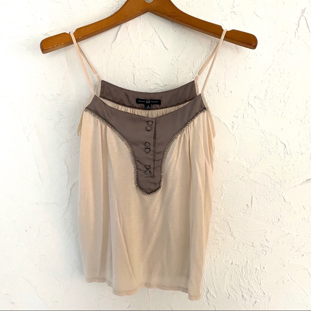 Gap Tuxedo Styled layering tank